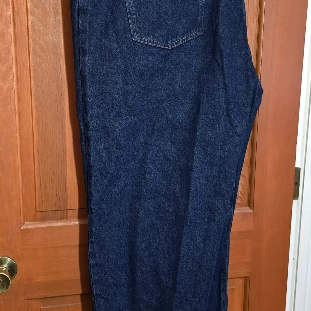 Wrangler five star premium relaxed fit big & tall jeans 50x32 nwt - Picture 3 of 5